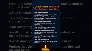 10 Daily Habits That Bring Joy After 70 #inyour60s #healthandwellnessforseniors #inyour70s