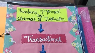 Channels of Distribution | 12th project file #businessstudies  #channelsofdistribution #shorts
