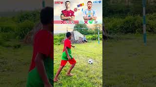 Ronaldo Fan VS Messi Fan Troy baker shot #football #crazycelebration#messi#ronaldo#footballfan