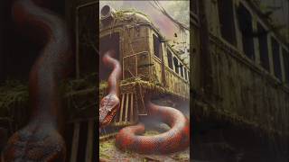 Terror in the Haunted Jungle | Giant Snake & Deadly Spider Story #amazing #jangal #train The Hidden