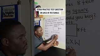 ASVAB Practice Test Question on Area of a Rectangle #maths #asvab