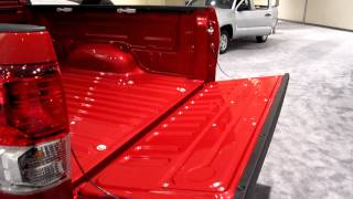 Toyota Tundra tail gate opening. San Francisco Auto Show 2012