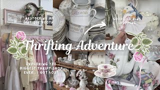 Thrifting in the BIGGEST Store I’ve Ever Seen! (And Goodwill Bins Chaos!) Thrift Vlog