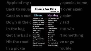 Learn English the fun way! These idioms for kids make learning easy, creative & smart! #englishtips