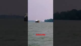 #backgroundmusicwithoutlimitations Ship in Ganga #viral #ganga #barrackpore #videos