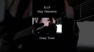 R.I.P Ozzy Osbourne  Crazy Train #ギター女子 #guitar #エレキギター