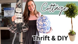 Amazing deals at Goodwill! - Thrifting for home decor cottage style Fall - Reselling 