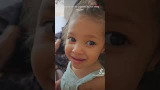When your two year old is appalled by your eating etiquette #tiktok #viral #funny #memes