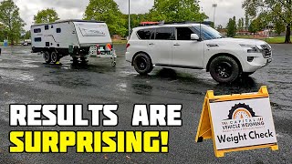 車両の重量測定：Y62パトロールとジェイコ・ジャーニー・アウトバック - フルロードテスト