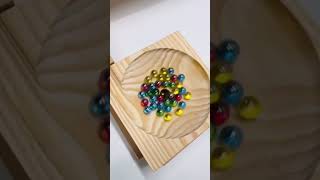 The perfect dance of physics. 🔮 t #ASMR #SatisfyingVideo #Relaxing #Physics #Calm #ChainReaction