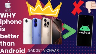 Why iPhone is better than android #apple #androidvsios #iphonevsandriod #iphonelovers