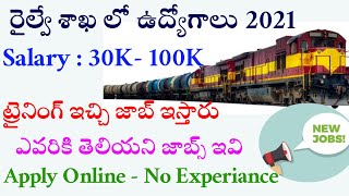 Railway Jobs updates|| No Interview and Experience || Apply Online..Fastly