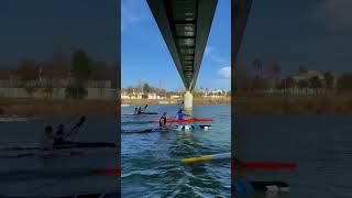 Easy pace #shortsyoutube #shortsfeed #shortvideo #motivation #kayak #canoesport #canoesprint #shorts