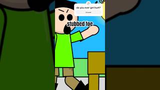 stubbed toe || #memes #funny #toe #scratchanimation