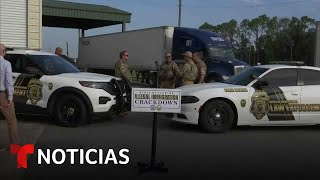 Implementarán controles migratorios en estaciones de inspección de camiones | Noticias Telemundo