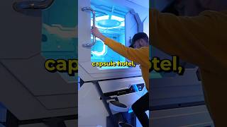 I Stayed In a “Gaming” Capsule Pod Hotel #gamingsetup #shorts