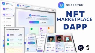 Create & Deploy an Advanced NFT Marketplace DApp | Next.js + Solidity Web3 Project - Any Blockchain