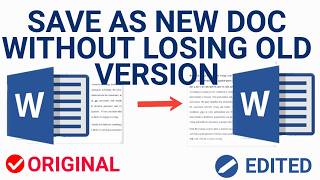 How to Save a Word Document in a New Version (Without Losing the Original)