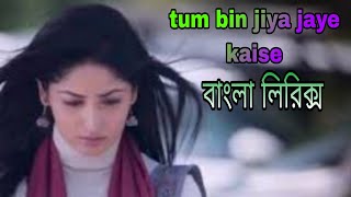 TUM BIN Bangla Lyrics (মায়াবী ২.০)