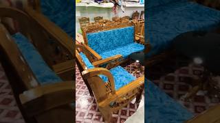sutar furniture// wooden sufa set 3+1+1 seater #furniture #woodenfurniture