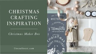 Christmas Crafting Inspiration, A Makers Studio Christmas Maker Box