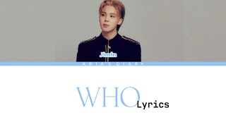 "Who" Jimin solo song lyrics