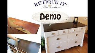 How to: Retique It Liquid Wood & Furniture Paint Demonstration Video