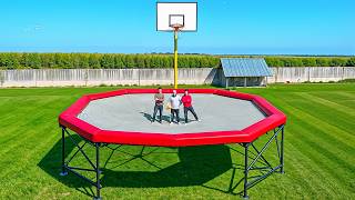 Slam Dunk Contest on World's Biggest Trampoline!
