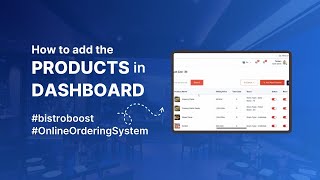 How to add the products in the dashboard  #bistroboost, #restaurant #growyourrestaurant