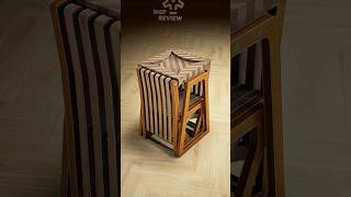 DIY Design Project of Folding Compact Wooden Table and Chairs. Smart Furniture. #tabledesign