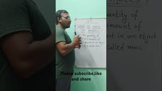 What is mass in physics|Basics of physics for classes 6 to 10 #physics #basics #education #aswathama