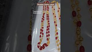 TRADITIONAL CHIC, MODERN TWIST!Gold Plated Pavalam Chains  Daily Wear Traditional Jewelry #jewellery