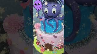 Octopus theme cake#octopusthemecake#newghiblitrend#ghibliart#viralshorts #akshitacooking&bakery