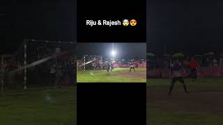 Riju & Rajesh 🤯🔥 #goals #localfootball #football #footballshorts #viralvideo  #viral