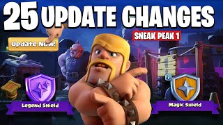 25 Update Changes from October 2025 Update | Clash of Clans