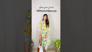 Officewear kurta sets #officewear #kurtaset #amazon #amazonfinds #fyp #viral #shorts #shortsvideo