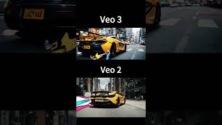 VEO 3 VS VEO 2 #shorts #veo #google #mclaren #car