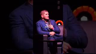 Khabib made him nervous 😂☠️#khabibnurmagomedovufc #ufcchampion#ufcfighter#boxing #khabibnurmagomedov