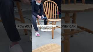 So MANY HOURS 😳 #shorts #diy #furnitureflip #furnitureflipper #diyshorts