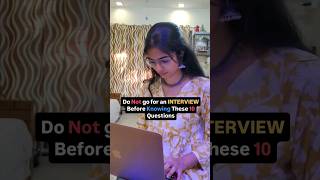 Do not go for an INTERVIEW before Knowing These 10 Questions ✨✅ | #shorts