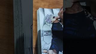 COLOURING MY JJK MANGA PT 2 #shorts#gojo