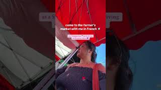 🇸🇬 🇫🇷 groceries at a farmer's market in Reunion Island as a Singaporean girlie #speakfrench #france