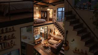 #CozyHome #LoftLiving #ApartmentGoals #HomeDecorInspo #WarmInteriors #CityViewLiving #MinimalistLoft