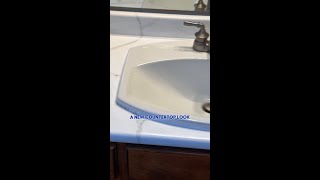 Transform your dated countertops instantly with this low-lift DIY🎨