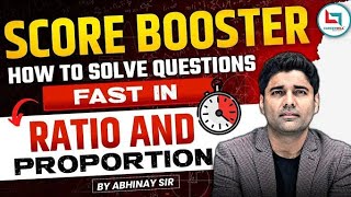 Ratio and Proportion Part 5 | Score Booster | Maths by Abhinay Sharma Sir #maths #ssc