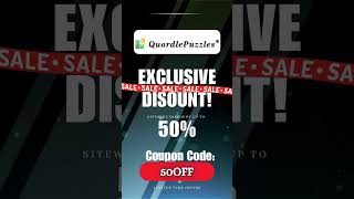 Quordlepuzzles PT Sitewide Code! #puzzlemania #woodenpuzzle #3Dchallenge #custompuzzle #50percentoff