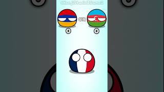 Armenia Or Azerbaijan? || [ CountryBalls ] || #countryballs #shorts