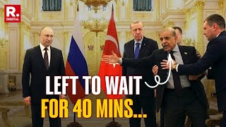 Pak PM Sharif Gatecrashes Putin-Erdogan Meet After 40 Mins Long Wait | Viral Moment Caught on Cam