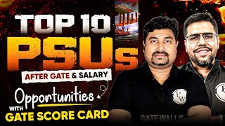 Top 10 PSUs After GATE | Salary & Career Opportunities With GATE Score Card