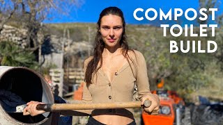 ESCAPE TO THE WILDERNESS | OFF-GRID LIVING | DIY Compost Toilet Build #1